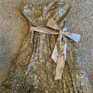 City Studio Dress with Gold Sequins